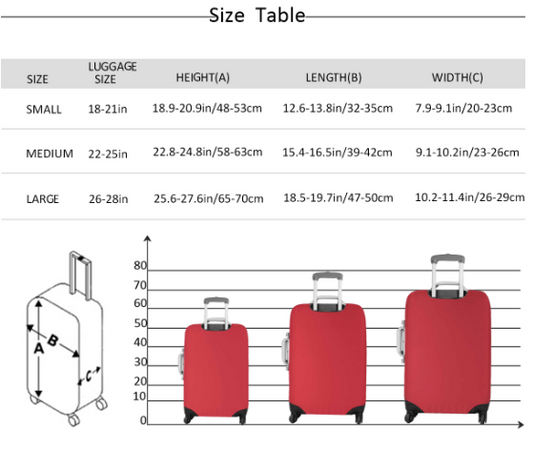 Personalize Luggage cover/sleeve