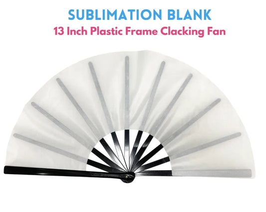 Sublimation BLANK Clack Fans