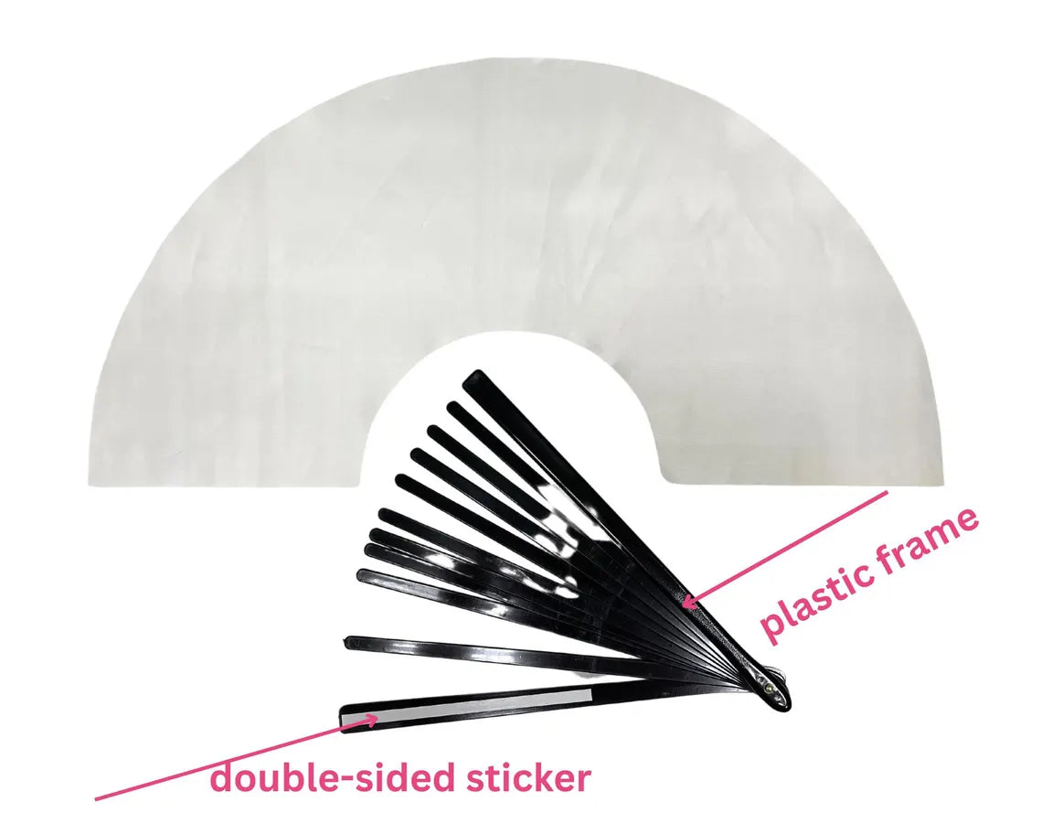 Sublimation BLANK Clack Fans