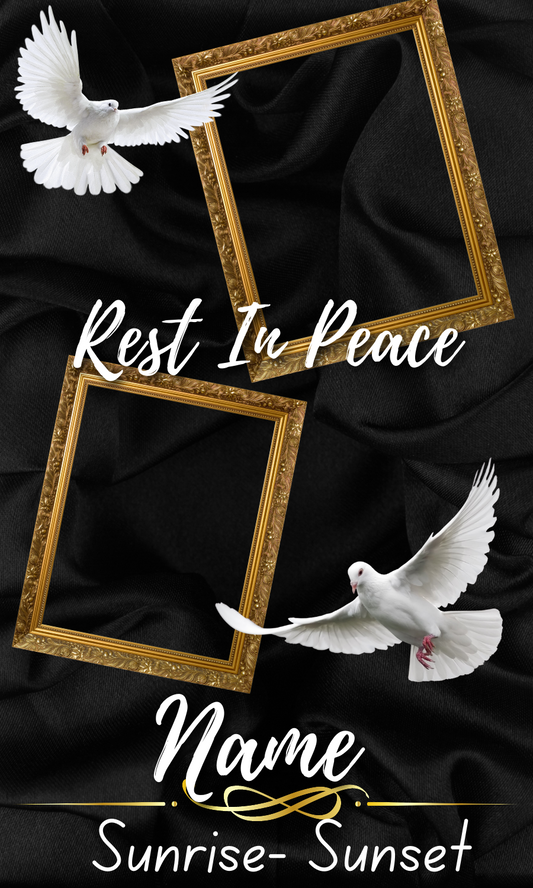 Custom Memorial Graveyard Blankets