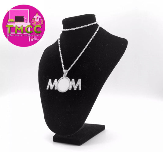 Sublimation Bling Mom Necklace