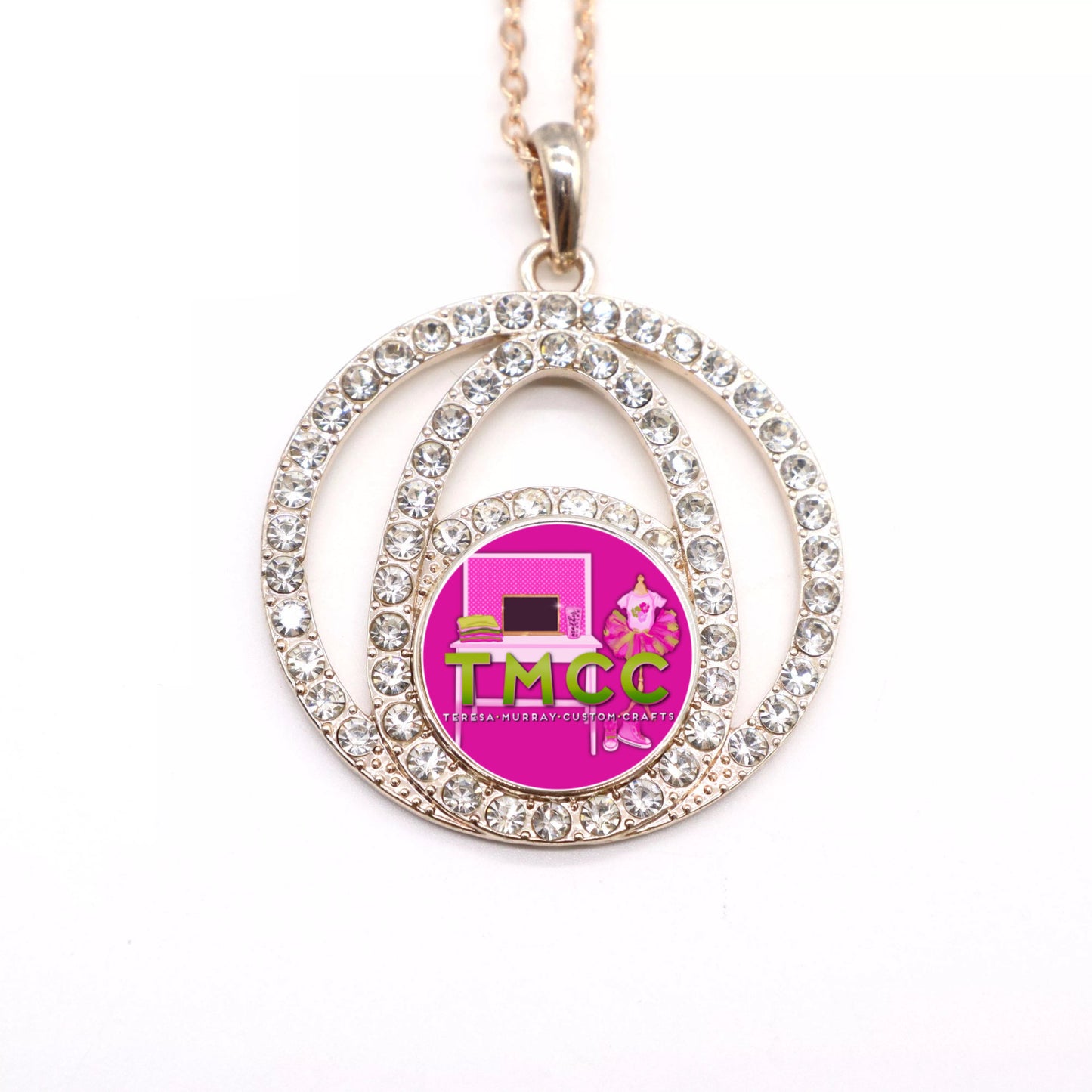 Sublimation Bling Pandora Necklace