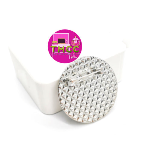 Sublimation Brooch Circle Bling Pin