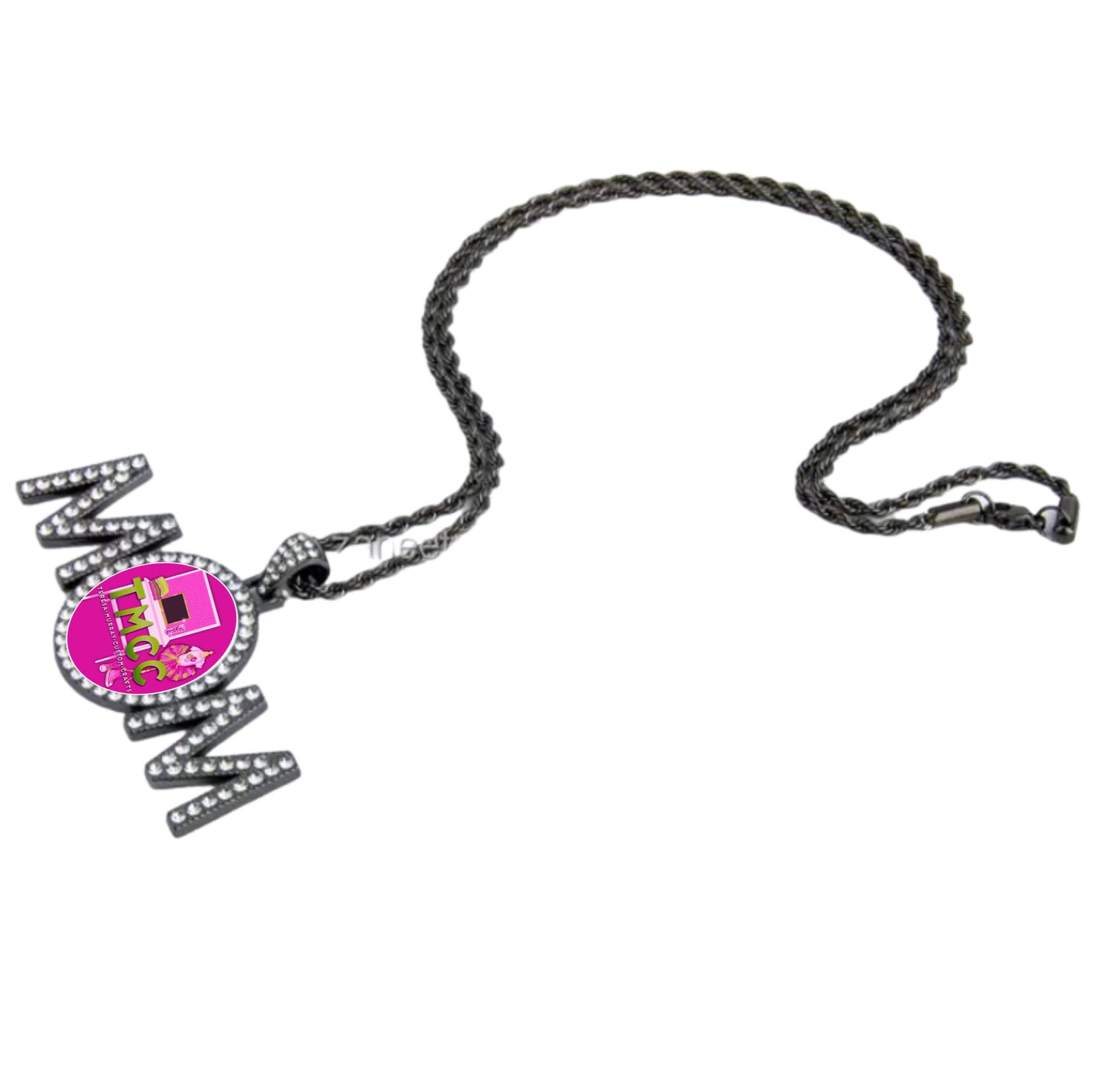 Sublimation Bling Mom Necklace