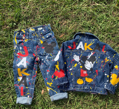 Custom Denim Birthday Outfit