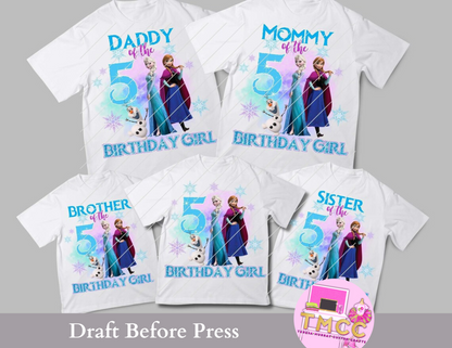 Custom Birthday Shirt and Family Party Shirts