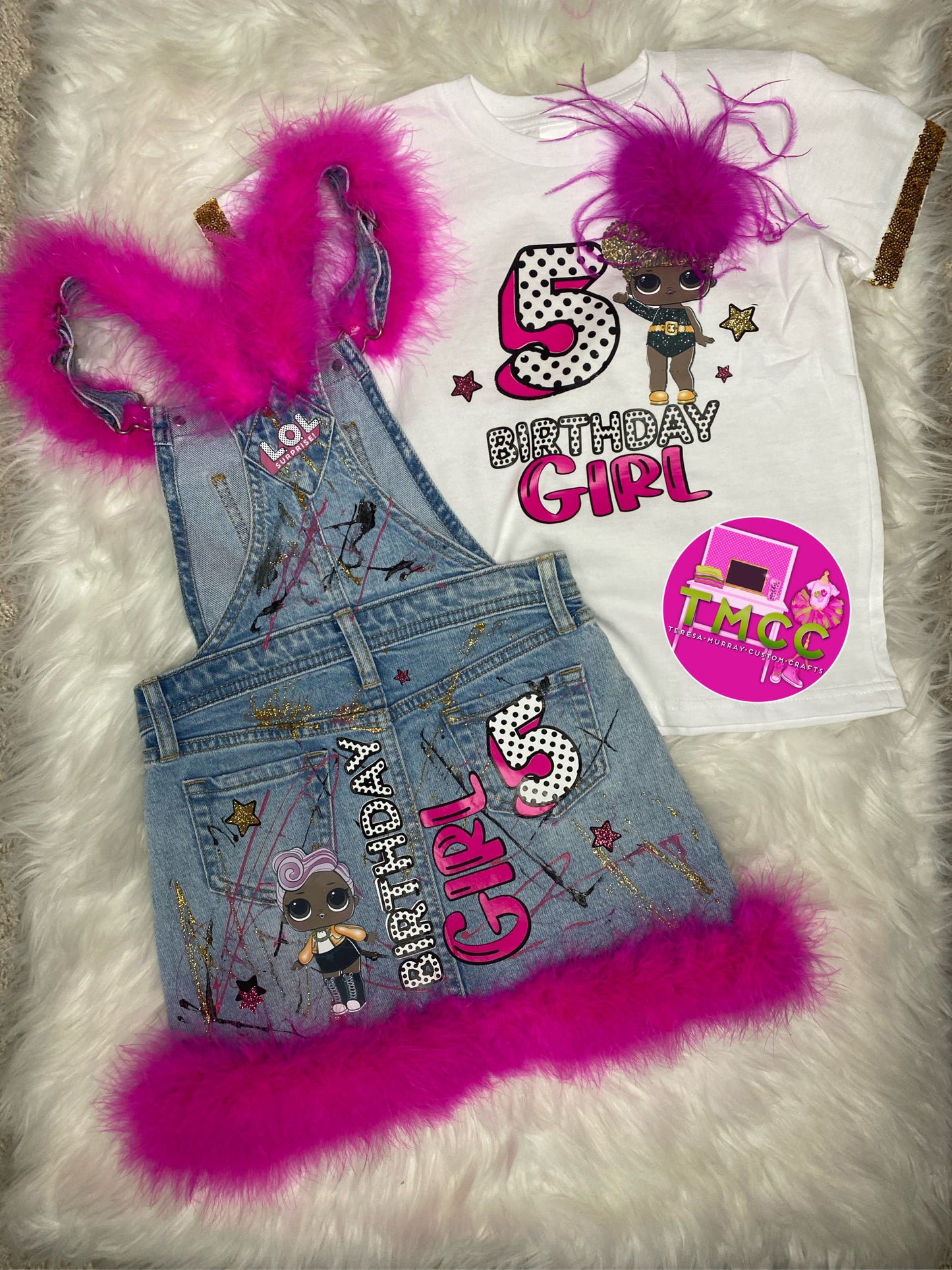 Custom Denim Birthday Outfit