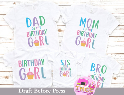 Custom Birthday Shirt and Family Party Shirts