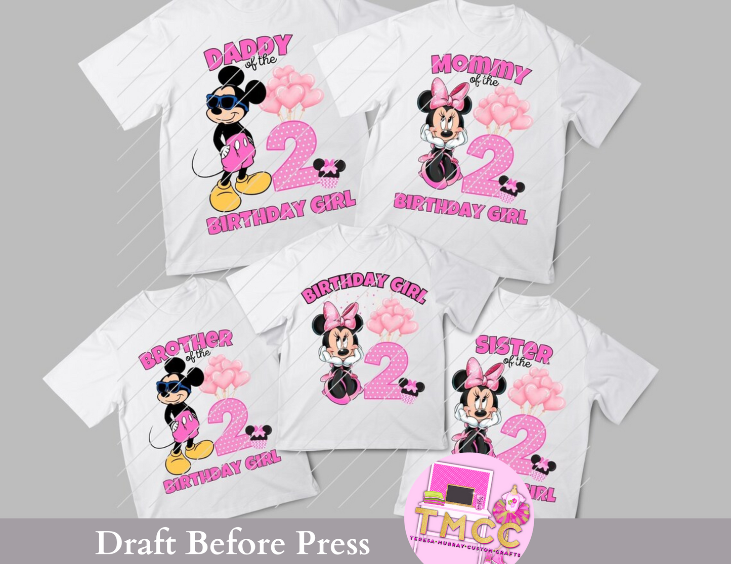 Custom Birthday Shirt and Family Party Shirts