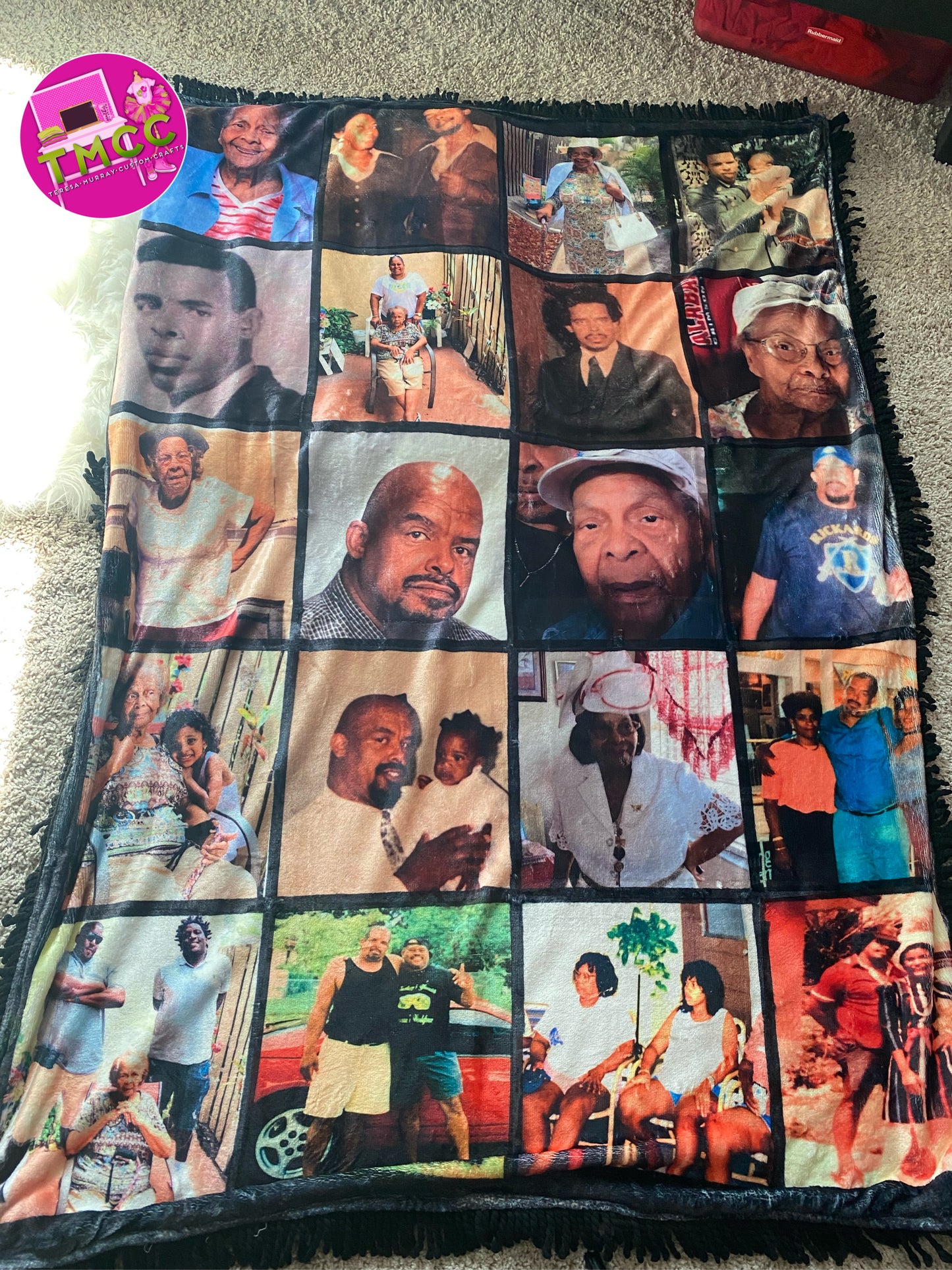 Photo Panel Blanket