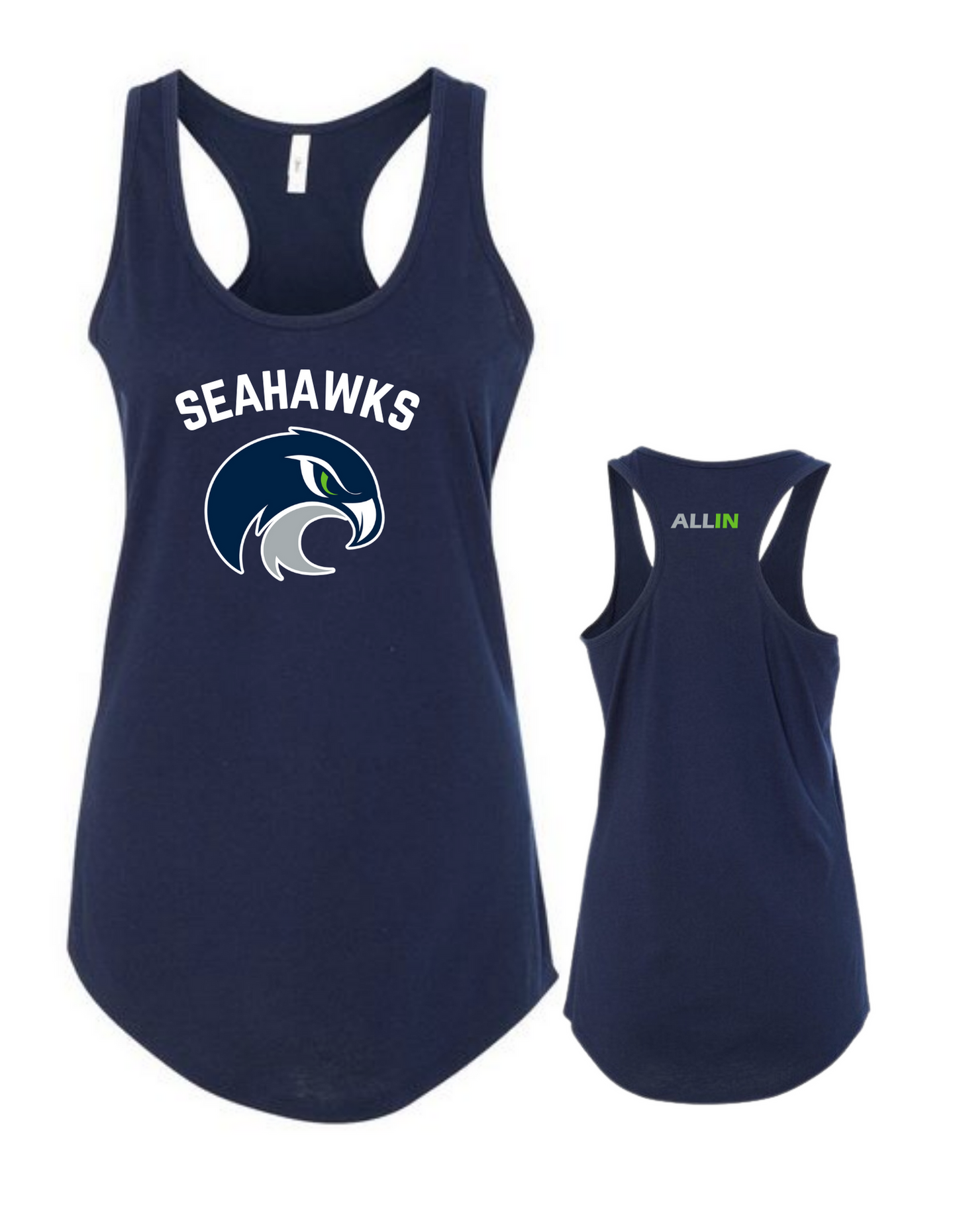 Seahawks Fan RACERBACK Tank Top