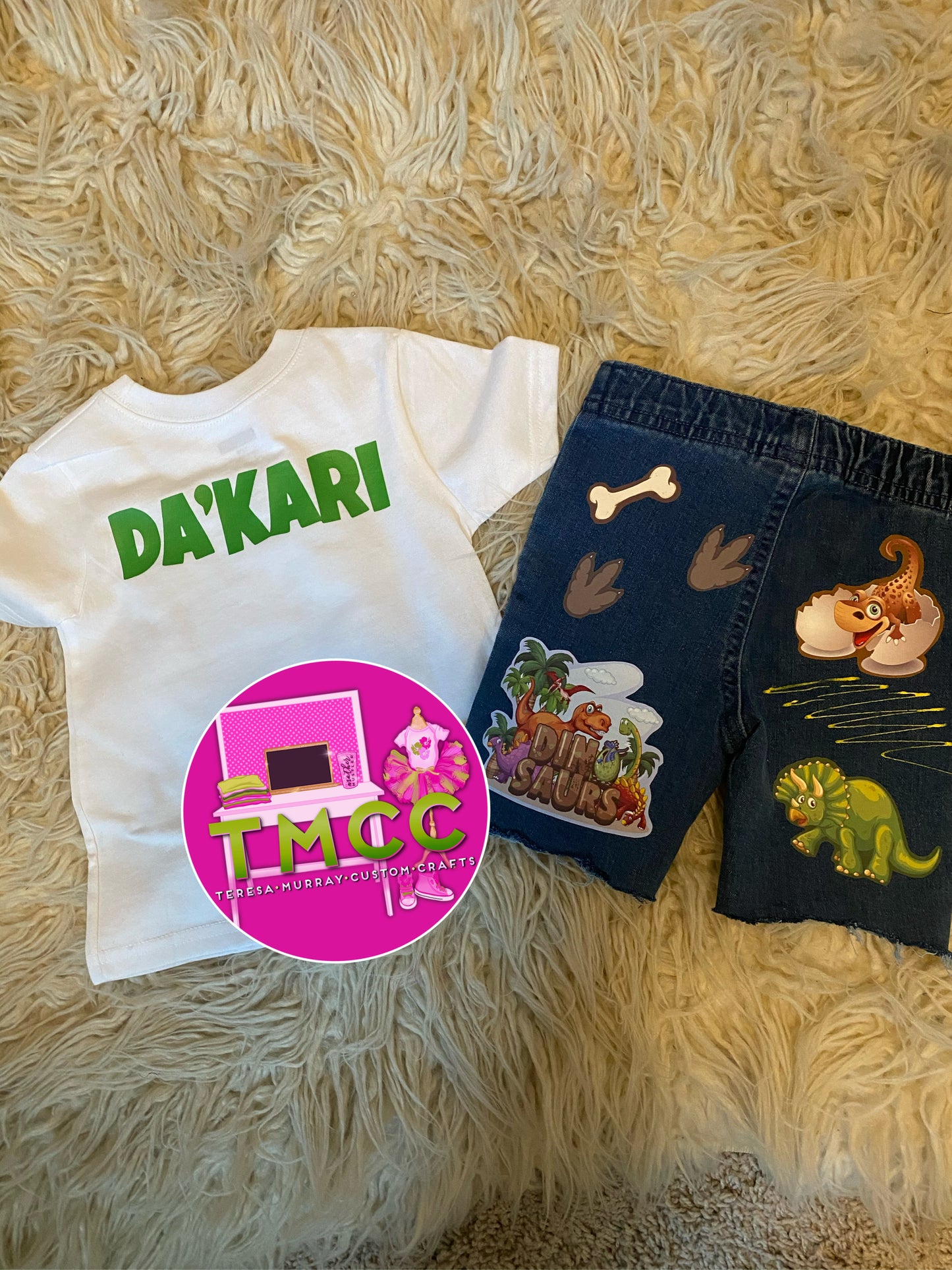 Custom Denim Birthday Outfit