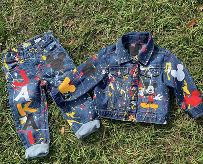 Custom Denim Birthday Outfit