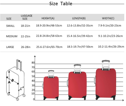 Personalize Luggage cover/sleeve