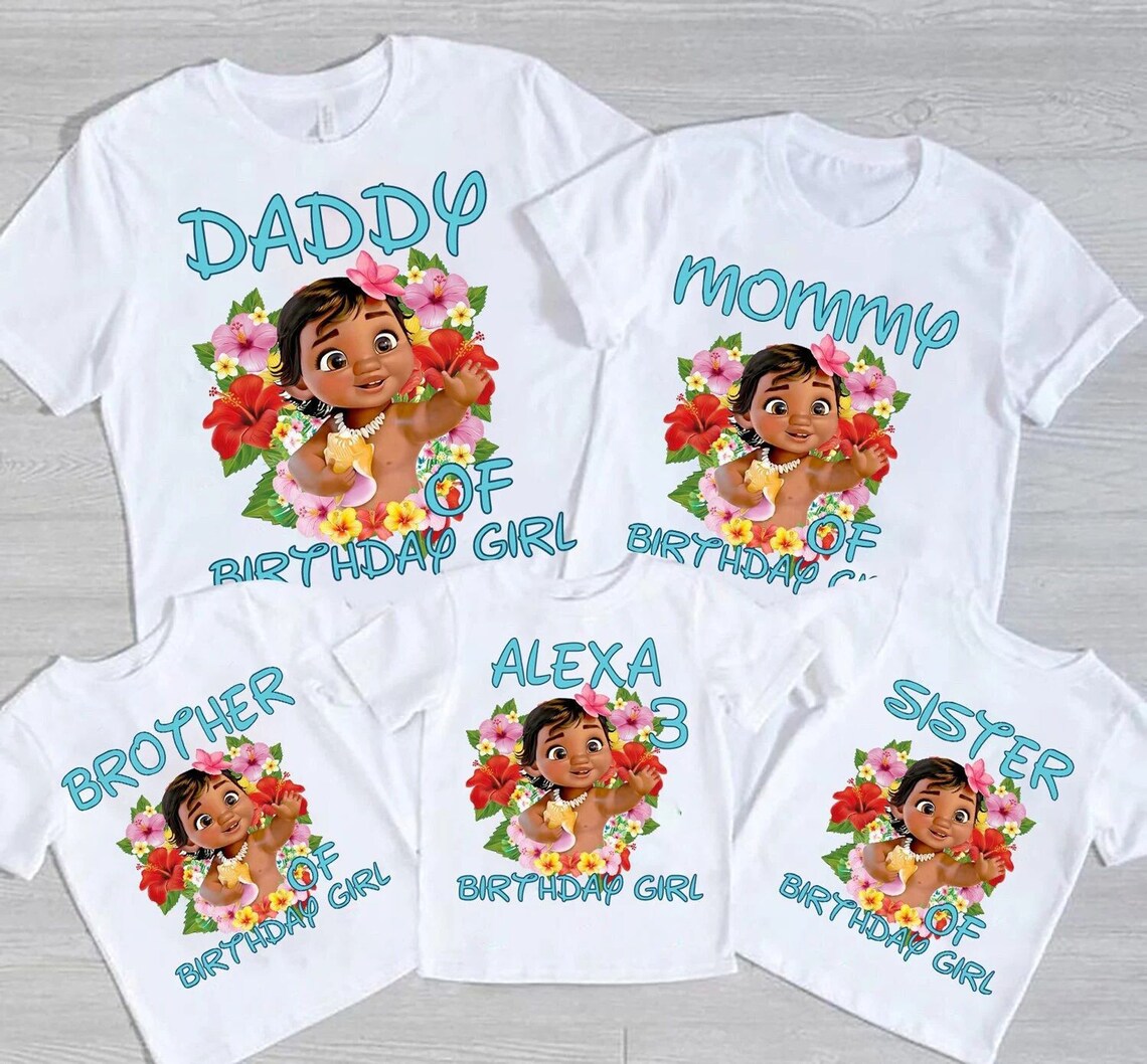 Custom Birthday Shirt and Family Party Shirts