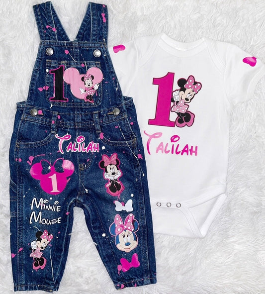 Custom Denim Birthday Outfit