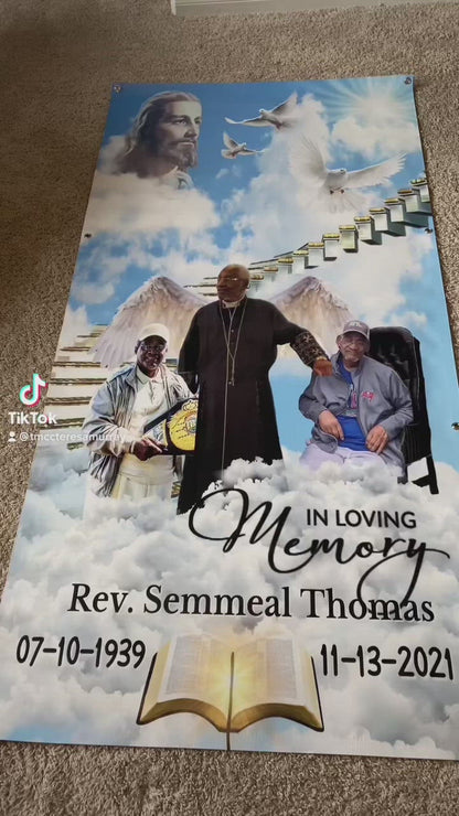 Custom  Memorial Graveyard Blankets