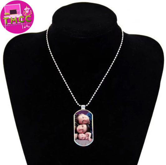 Sublimation Double sided Dog Tag Necklace